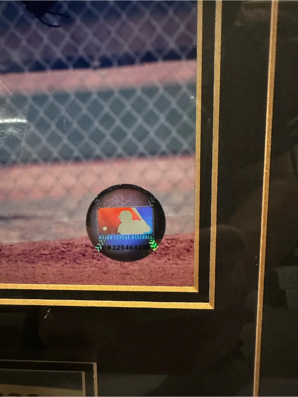 Curt Schilling #38 Boston Red Sox Framed Wall Art - 18x15 w/frame.Black and Gold